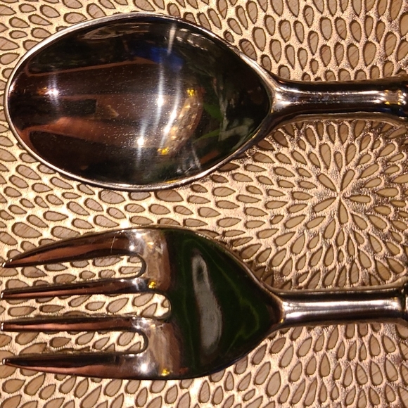 Artistic Accents Fork and Spoon Serveware Set - Picture 7 of 9